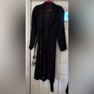 Men's Black Overcoat